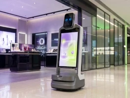 Unsere Marketingroboter kombinieren Interaktion, Information und Unterhaltung – im Einzelhandel, in der Gastronomie oder auf Events. Für sichtbar mehr Markenpräsenz.